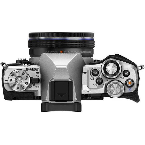 Цифрова системна камера OLYMPUS E-M5 Mark II Pancake Zoom 14-42 KIT Silver/Silver